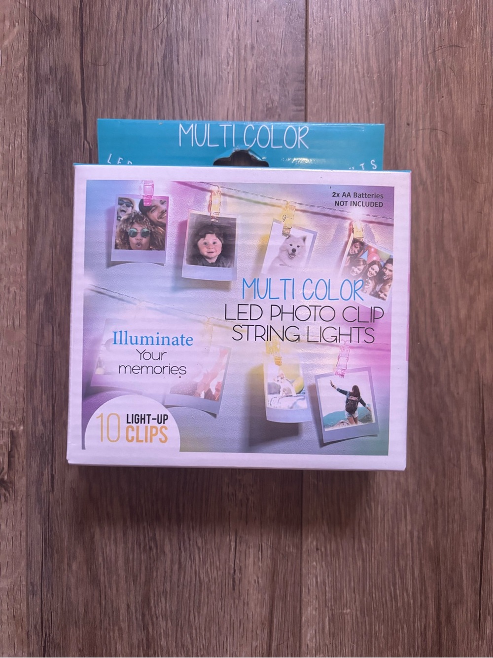Source Unknown Multi Color LED Photo Clip String Lights